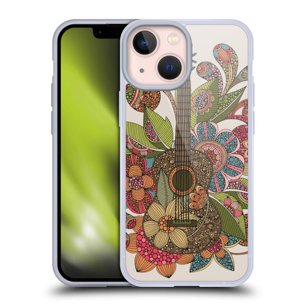 Valentina Bloom Ever Guitar Soft Gel Case for Apple iPhone 13 Mini