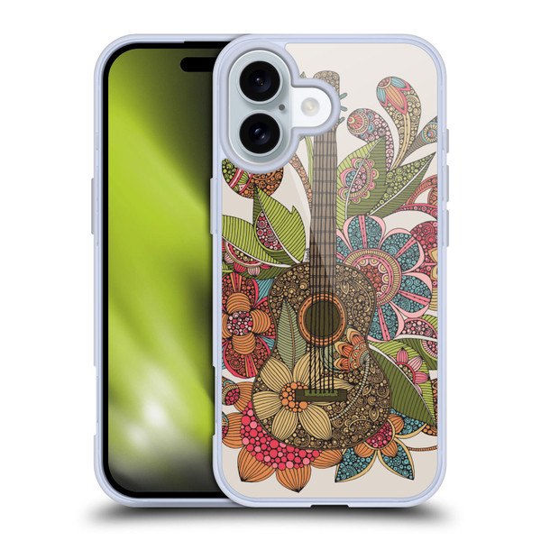 Valentina Bloom Ever Guitar Soft Gel Case for Apple iPhone 16