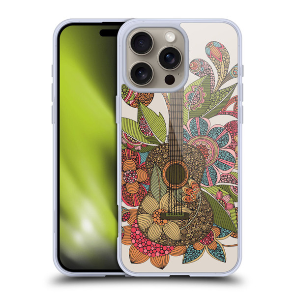 Valentina Bloom Ever Guitar Soft Gel Case for Apple iPhone 16 Pro Max