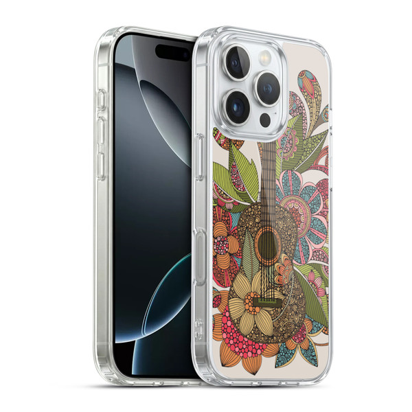 Valentina Bloom Ever Guitar Soft Gel Case for Apple iPhone 16 Pro & MagSafe