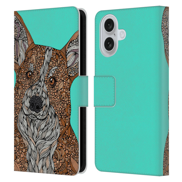 Valentina Dogs Corgi Leather Book Wallet Case Cover For Apple iPhone 16
