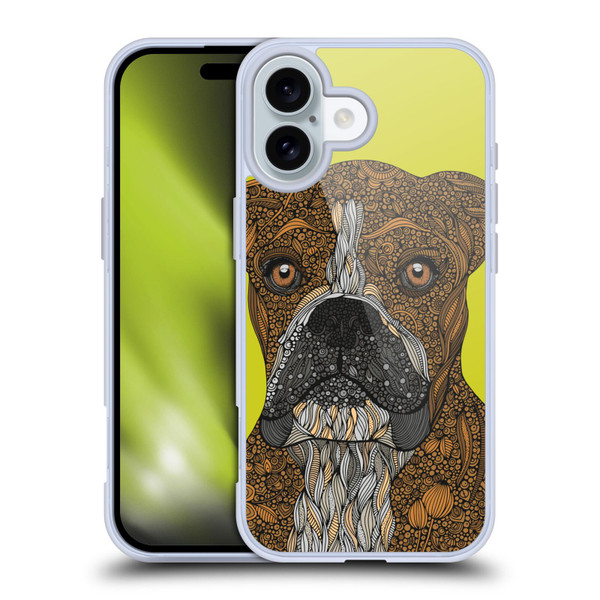 Valentina Dogs Boxer Soft Gel Case for Apple iPhone 16
