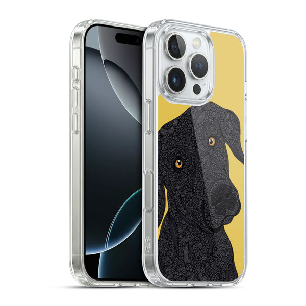 Valentina Dogs Black Labrador Soft Gel Case for Apple iPhone 16 Pro & MagSafe