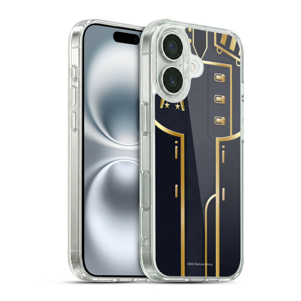 EA Bioware Mass Effect Armor Collection Officer Soft Gel Case for Apple iPhone 16 & MagSafe