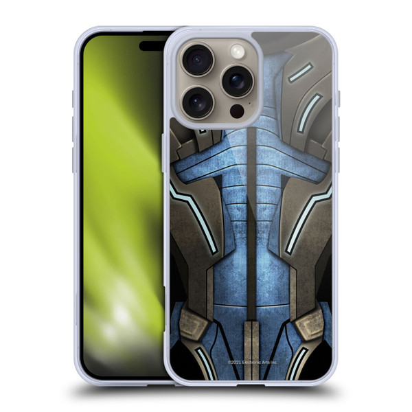 EA Bioware Mass Effect Armor Collection Garrus Vakarian Soft Gel Case for Apple iPhone 16 Pro Max