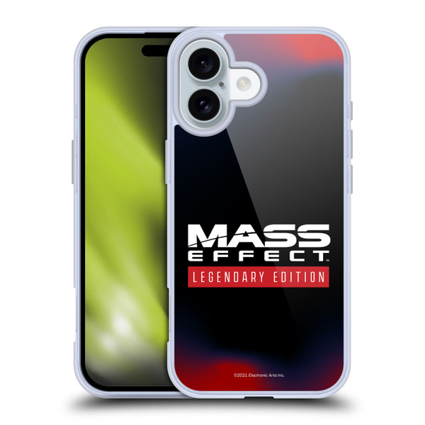 EA Bioware Mass Effect Legendary Graphics Logo Soft Gel Case for Apple iPhone 16