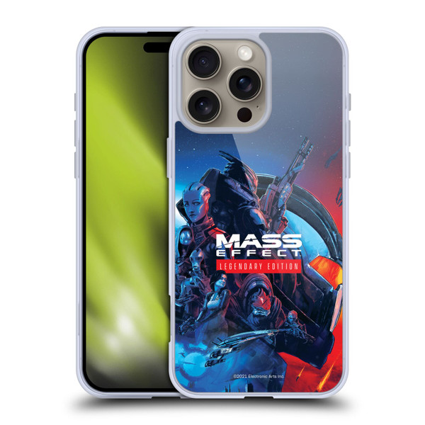 EA Bioware Mass Effect Legendary Graphics Key Art Soft Gel Case for Apple iPhone 16 Pro Max