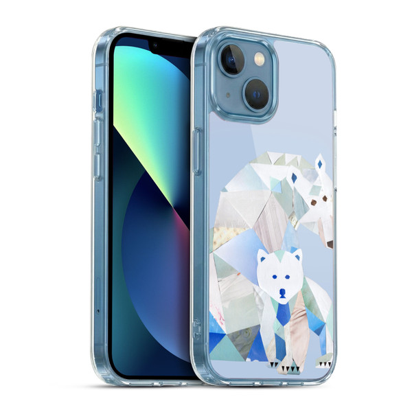 Artpoptart Animals Polar Bears Soft Gel Case for Apple iPhone 13 Mini & MagSafe