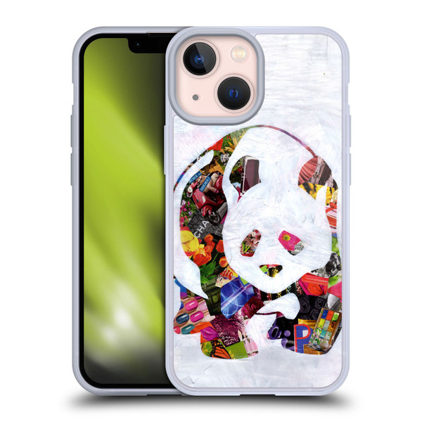 Artpoptart Animals Panda Soft Gel Case for Apple iPhone 13 Mini