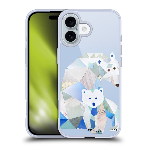Artpoptart Animals Polar Bears Soft Gel Case for Apple iPhone 16
