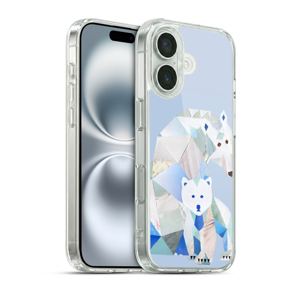 Artpoptart Animals Polar Bears Soft Gel Case for Apple iPhone 16 & MagSafe