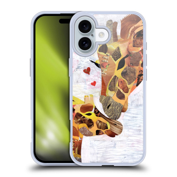 Artpoptart Animals Sweet Giraffes Soft Gel Case for Apple iPhone 16