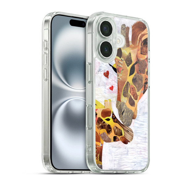 Artpoptart Animals Sweet Giraffes Soft Gel Case for Apple iPhone 16 & MagSafe