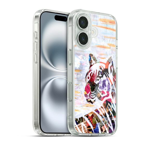 Artpoptart Animals Tiger Soft Gel Case for Apple iPhone 16 & MagSafe