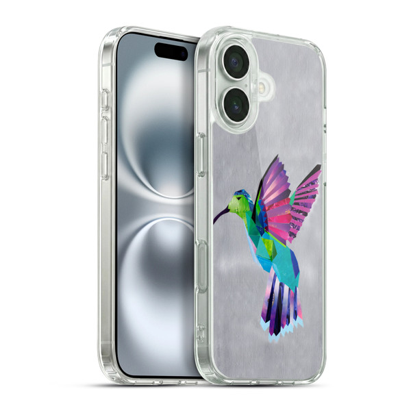Artpoptart Animals Hummingbird Soft Gel Case for Apple iPhone 16 Plus & MagSafe