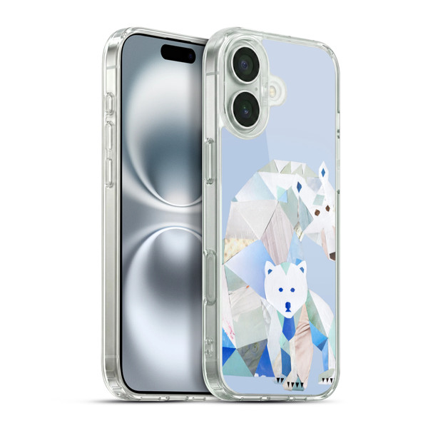 Artpoptart Animals Polar Bears Soft Gel Case for Apple iPhone 16 Plus & MagSafe