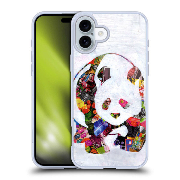 Artpoptart Animals Panda Soft Gel Case for Apple iPhone 16 Plus