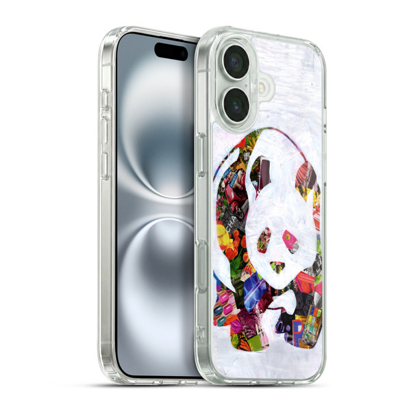 Artpoptart Animals Panda Soft Gel Case for Apple iPhone 16 Plus & MagSafe
