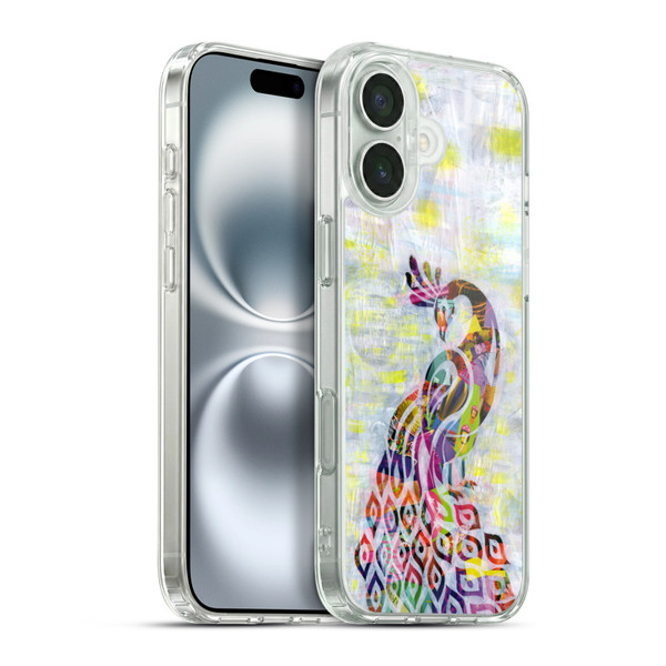 Artpoptart Animals Peacock Soft Gel Case for Apple iPhone 16 Plus & MagSafe