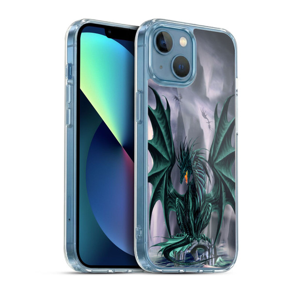 Ruth Thompson Dragons Jade Soft Gel Case for Apple iPhone 13 Mini & MagSafe