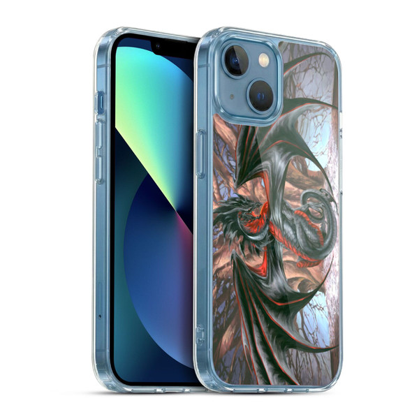 Ruth Thompson Dragons Malice Soft Gel Case for Apple iPhone 13 Mini & MagSafe