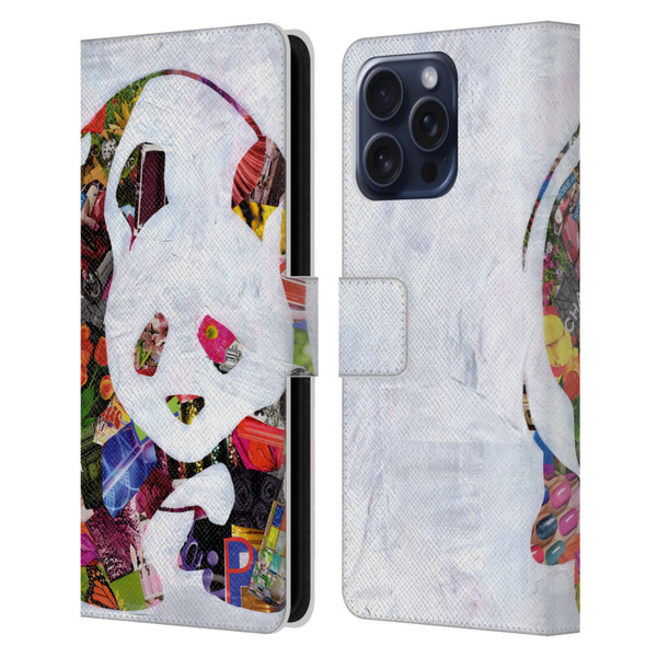 Artpoptart Animals Panda Leather Book Wallet Case Cover For Apple iPhone 16 Pro Max