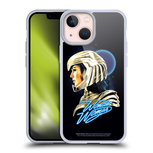 Wonder Woman 1984 80's Graphics Golden Armour 2 Soft Gel Case for Apple iPhone 13 Mini