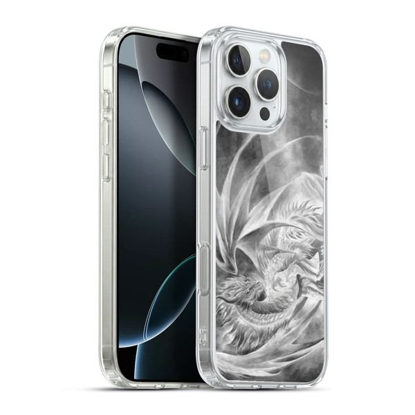 Ruth Thompson Dragons Silver Ice Soft Gel Case for Apple iPhone 16 Pro Max & MagSafe