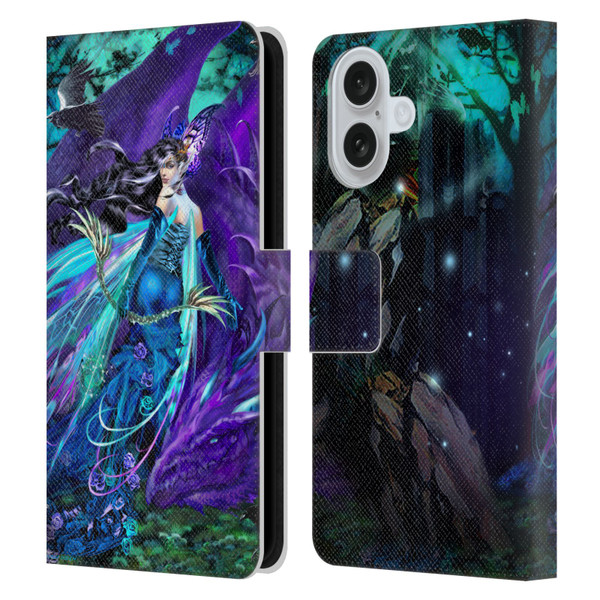 Ruth Thompson Dragons Sagittarius Leather Book Wallet Case Cover For Apple iPhone 16