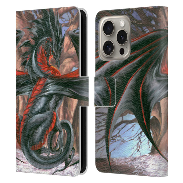 Ruth Thompson Dragons Malice Leather Book Wallet Case Cover For Apple iPhone 16 Pro