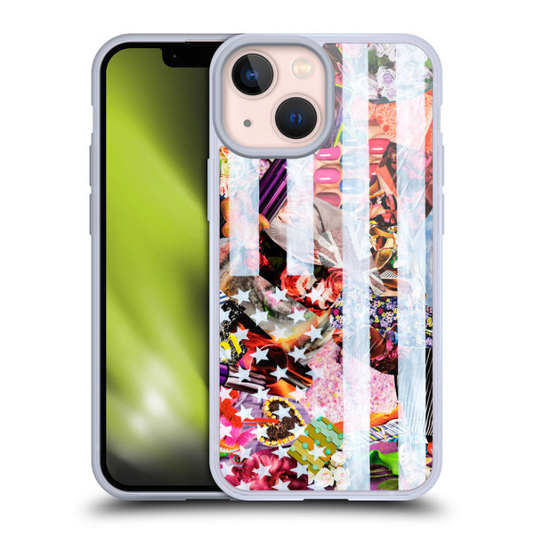 Artpoptart Flags Murican Soft Gel Case for Apple iPhone 13 Mini & MagSafe