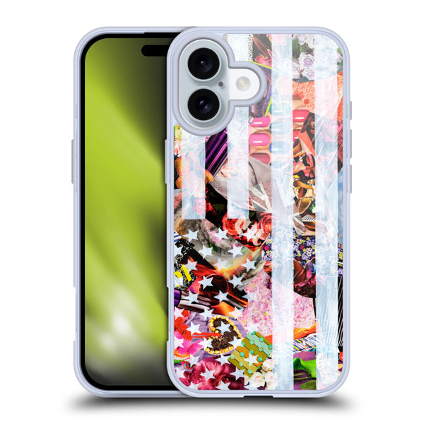 Artpoptart Flags Murican Soft Gel Case for Apple iPhone 16 & MagSafe