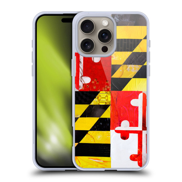 Artpoptart Flags Maryland Soft Gel Case for Apple iPhone 16 Pro Max & MagSafe