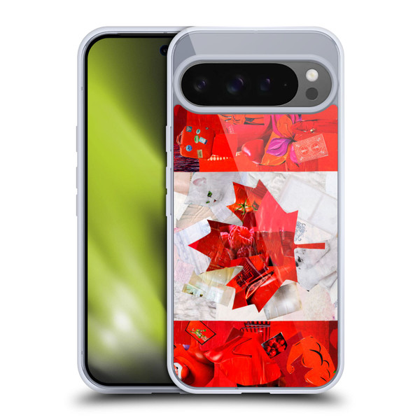 Artpoptart Flags Canada Soft Gel Case for Google Pixel 9 Pro XL