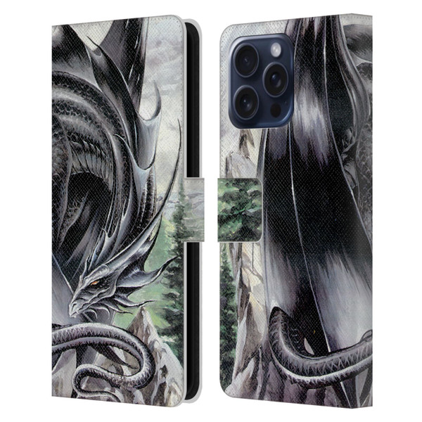 Ruth Thompson Dragons 2 Morning Stretch Leather Book Wallet Case Cover For Apple iPhone 16 Pro Max