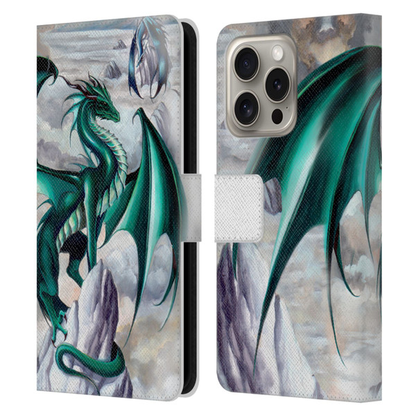 Ruth Thompson Dragons 2 Temptest Leather Book Wallet Case Cover For Apple iPhone 16 Pro