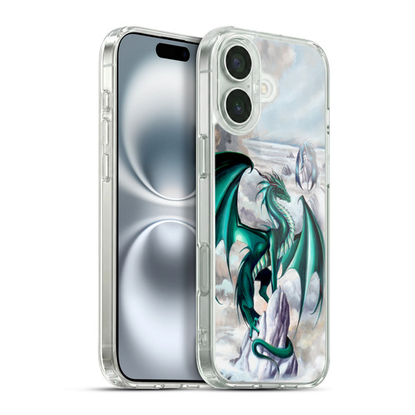 Ruth Thompson Dragons 2 Green Soft Gel Case for Apple iPhone 16 Plus & MagSafe