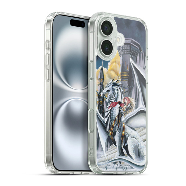 Ruth Thompson Dragons 2 Warring Tribes Soft Gel Case for Apple iPhone 16 Plus & MagSafe