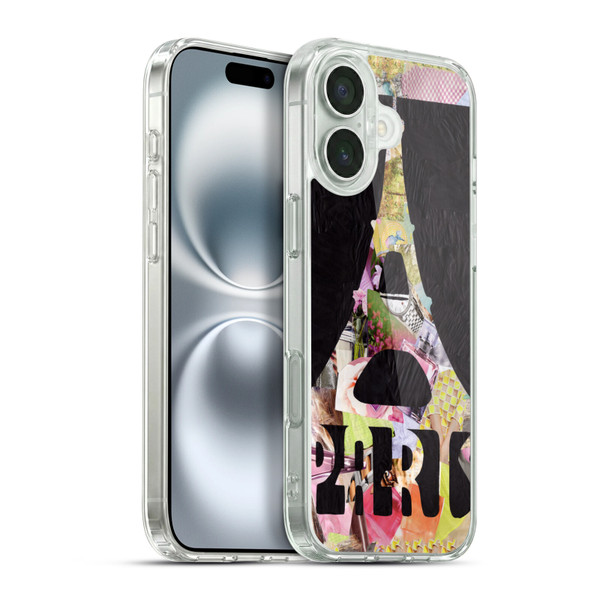 Artpoptart Travel Paris Soft Gel Case for Apple iPhone 16 Plus & MagSafe