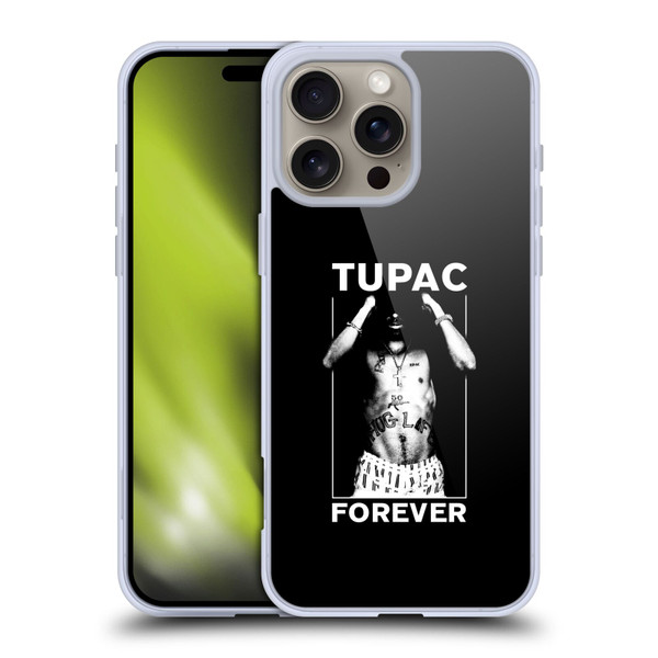 Tupac Shakur Key Art Forever Soft Gel Case for Apple iPhone 16 Pro Max