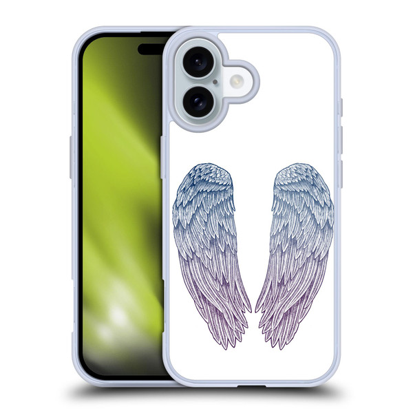 Rachel Caldwell Illustrations Angel Wings Soft Gel Case for Apple iPhone 16