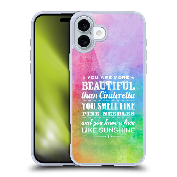 Rachel Caldwell Illustrations You Are More Soft Gel Case for Apple iPhone 16 Plus