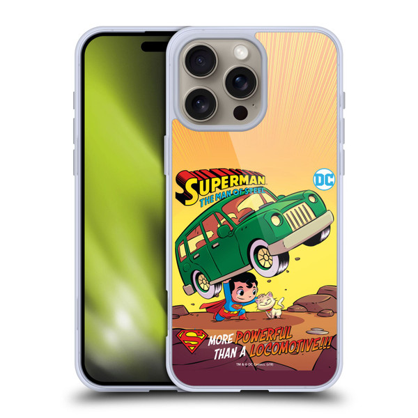 Super Friends DC Comics Toddlers Comic Covers Superman 1 Soft Gel Case for Apple iPhone 16 Pro Max