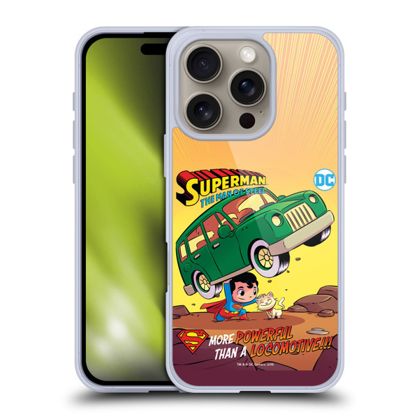 Super Friends DC Comics Toddlers Comic Covers Superman 1 Soft Gel Case for Apple iPhone 16 Pro