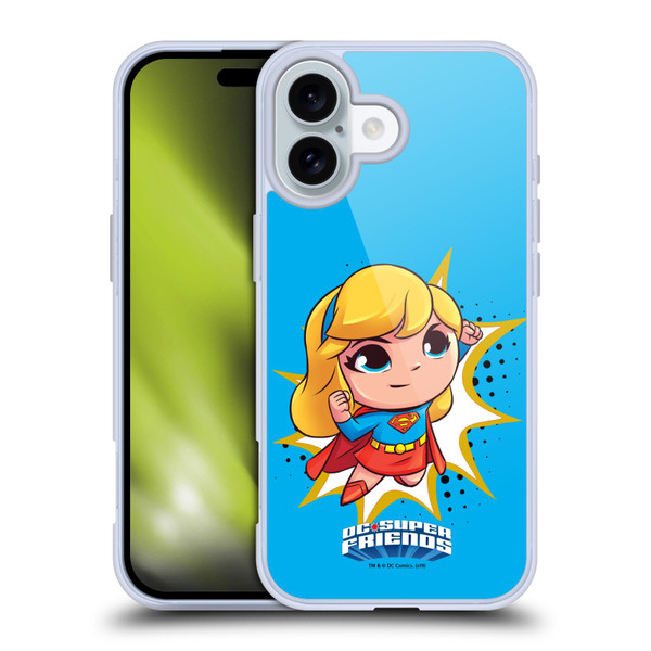 Super Friends DC Comics Toddlers 1 Supergirl Soft Gel Case for Apple iPhone 16