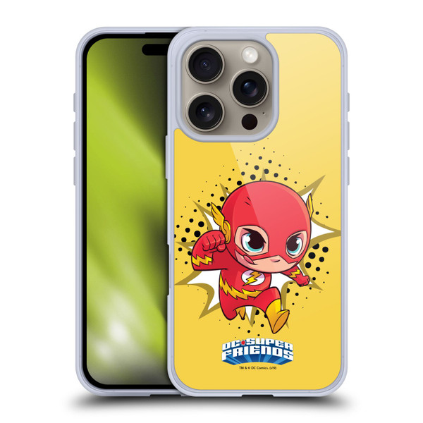 Super Friends DC Comics Toddlers 1 The Flash Soft Gel Case for Apple iPhone 16 Pro