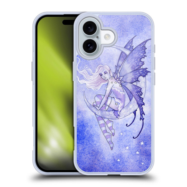 Amy Brown Elemental Fairies Moon Fairy Soft Gel Case for Apple iPhone 16
