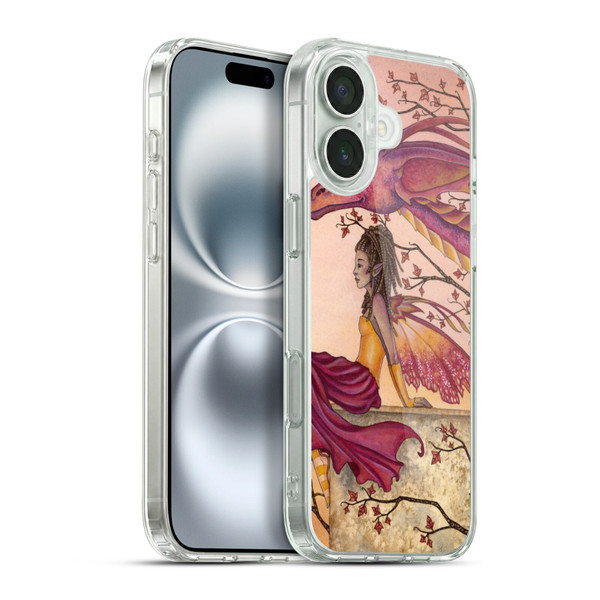 Amy Brown Elemental Series Greeting The Dawn Soft Gel Case for Apple iPhone 16 Plus & MagSafe