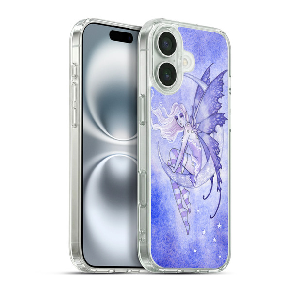 Amy Brown Elemental Series Moon Fairy Soft Gel Case for Apple iPhone 16 Plus & MagSafe