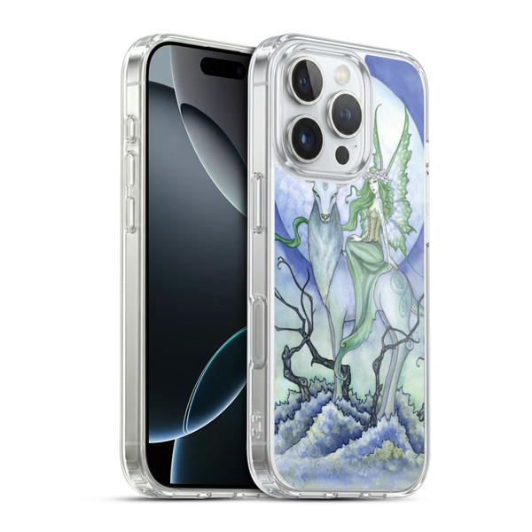 Amy Brown Elemental Series Midnight Fairy Soft Gel Case for Apple iPhone 16 Pro & MagSafe